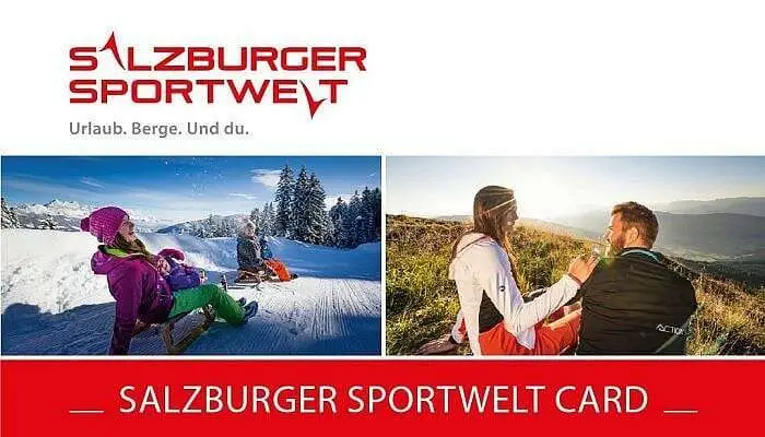 Die Salzburger Sportwelt Card, die zu jedem Appartement gratis dazugehört
